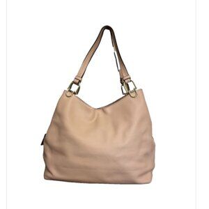 Vince Camuto Shoulder Bag Tote Pebbled Leather Light Pink Rose